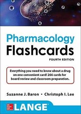 Lange pharmacology flashcards for sale  Philadelphia