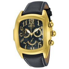 NOVO INVICTA 13692 LUPAH DRAGON SWISS RONDA CRONÓGRAFO RELÓGIO DE COURO PRETO 47MM, usado comprar usado  Enviando para Brazil