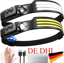 Stirnlampe led wiederaufladbar gebraucht kaufen  Deutschland