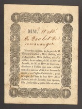 Invitation. office funèbre d'occasion  Sarlat-la-Canéda