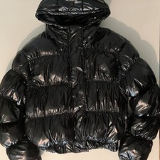 Black shiny puffer for sale  UK