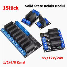 1/2/4/8 Kanal 5V/12V/24V High/Low Level Trigger Solid State Relais Modul 240V 2A comprar usado  Enviando para Brazil