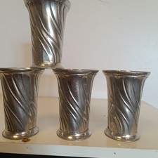 Serie gobelets métal d'occasion  Saint-Amans-Soult