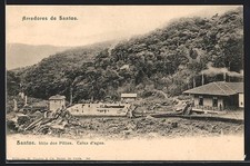Usado, Ansichtskarte Santos, Sitio dos Piloes, Caixa d´agua  comprar usado  Enviando para Brazil