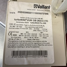 Vaillant turbo max for sale  MACCLESFIELD