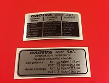 Cagiva etichette tecniche usato  Olbia