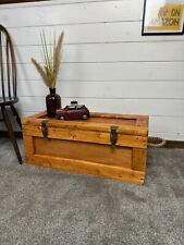 Wooden storage chest for sale  GRANTHAM