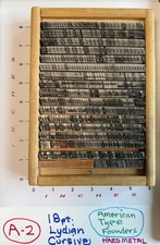 Letterpress type pt. for sale  San Leandro