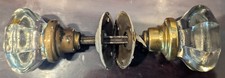 Octagonal glass doorknob for sale  Spring Valley