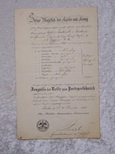 Antikes dokument zeugnis gebraucht kaufen  Halbe