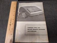 1958 Ohio Bell companhia telefônica quadro de distribuição sem fio ramo privado 507 comprar usado  Enviando para Brazil