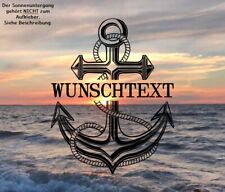 Aufkleber anker wunschtext gebraucht kaufen  Munster