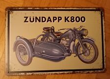 Werbe blechschild zündapp gebraucht kaufen  Edling
