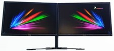 Usado, Configuração de tela monitor duplo 2x 22" FULL HD 1920x1080 DELL P2217H suporte duplo HDMI comprar usado  Enviando para Brazil