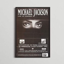 Affiche Vintage Originale - Michael Jackson - "Dangerous World Tour " - 1992 comprar usado  Enviando para Brazil