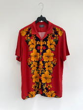 Hawaiian shirt orange for sale  ILKESTON
