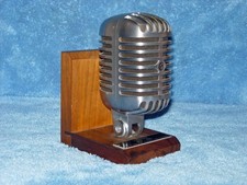 SHURE 60º ANIVERSÁRIO 55 MICROFONE SHELL-ON BASE-PUBLICIDADE-ÁUDIO-VOCAL-RÁDIO comprar usado  Enviando para Brazil