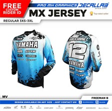 Camiseta de corrida Decallab Motocross MX BMX DH comprar usado  Enviando para Brazil