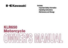 Kawasaki owners manual for sale  Lexington