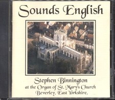 Usado, Sounds English Stephen Binnington the Organ St Mary's Church Beverley  Yorkshire comprar usado  Enviando para Brazil