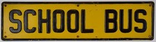 School bus sign for sale  Onley