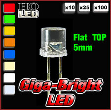 488# LED 5mm cylindrique: blanc rouge jaune vert bleu blanc chaud UV rose orange na sprzedaż  Wysyłka do Poland