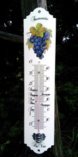 Thermomètre émaillé 30cm d'occasion  Mehun-sur-Yèvre