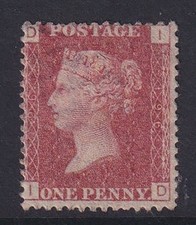 GB. QV. SG 43, 1d rosa-vermelho, prato 196. Usado bem. comprar usado  Enviando para Brazil