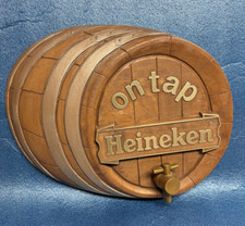 Placa de parede barril de cerveja vintage 3D “On Tap Heineken” placa de barril de torneira de cerveja Amsterdã comprar usado  Enviando para Brazil