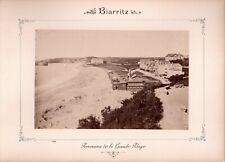 Biarritz. 1880.panorama grande d'occasion  Le Teil