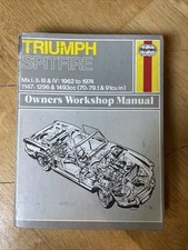 Haynes manual triumph for sale  WOKING