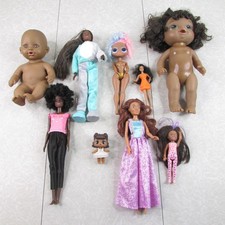 Lote de 9 bonecas em tom de pele escura vários tamanhos bonecas bebê Barbie Chelsea LOL Hasbro comprar usado Lote de 9 bonecas em tom de pele escura vários tamanhos bonecas bebê Barbie Chelsea LOL Hasbro comprar usado  Enviando para Brazil