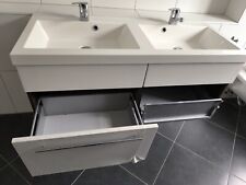Doppelwaschtisch weiß hochgla gebraucht kaufen  Landshut