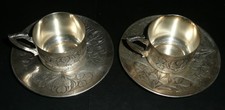 Rare paire tasses d'occasion  Salbris