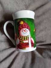 Christmas snowman mug for sale  RIPLEY