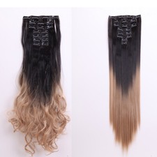 Mega CABEÇA CHEIA GROSSA Como Clipe Humano na Extensão de Cabelo 100% Real NATURAL Peça de Cabelo comprar usado  Enviando para Brazil
