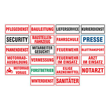 Fahrzeug hinweis magnetschilde gebraucht kaufen  Halle