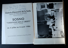 Signed sacha sosno d'occasion  Expédié en Belgium