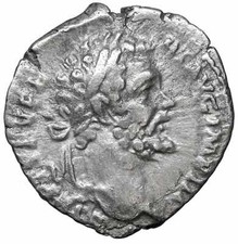 Settimio severo denario usato  Due Carrare
