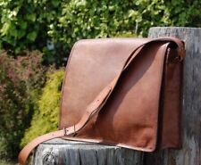Usado, Bolsa de couro satchel bolsa de ombro feminina tiracolo carteiro marrom genuína nova comprar usado  Enviando para Brazil