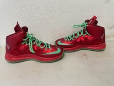 Tênis de basquete Nike LeBron 10 Natal tamanho 9 vermelho/verde 541100-600 comprar usado  Enviando para Brazil