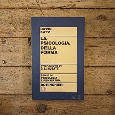 David katz psicologia usato  Italia