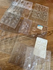 Usado, 14 moldes de plástico transparente vintage Wilton arte artesanato coelho da Páscoa doces comprar usado  Enviando para Brazil