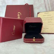 Caixa vazia Cartier anel caixa estojo caixa de joias bolsa de presente caixa interna certificado comprar usado  Enviando para Brazil