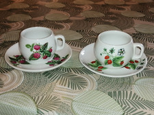 Paire tasses tasses d'occasion  Écommoy