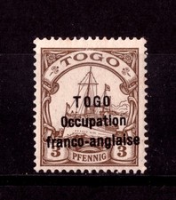 Ocupação Ocupação Francesa TOGO Ocupação Mi.3 MH ASSINADO, usado comprar usado Ocupação Ocupação Francesa TOGO Ocupação Mi.3 MH ASSINADO, usado comprar usado  Enviando para Brazil