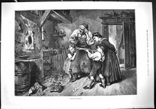 Old antique print for sale  UK