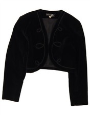 Jaqueta bolero aberta feminina ARMORICA EU 46 XL preta algodão DN88 comprar usado Jaqueta bolero aberta feminina ARMORICA EU 46 XL preta algodão DN88 comprar usado  Enviando para Brazil