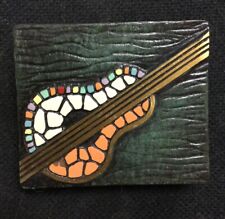 Guitarra de mediados de siglo vintage Israel Tobacciana Heavy Dayagi caja de cigarrillos de latón segunda mano  Embacar hacia Mexico