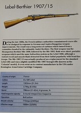 Lebel berthier rifle for sale  Lone Wolf